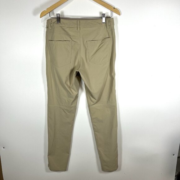 Lululemon Pants Size 30 Tan Warpstreme ABC Classic Fit Pant 30" Casual Work Wear - Picture 4 of 8